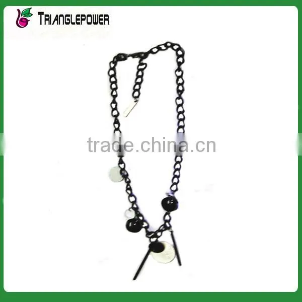 Fashion Metal Multi-layer Chain Necklace With Tassels and Rhinestones photo-3