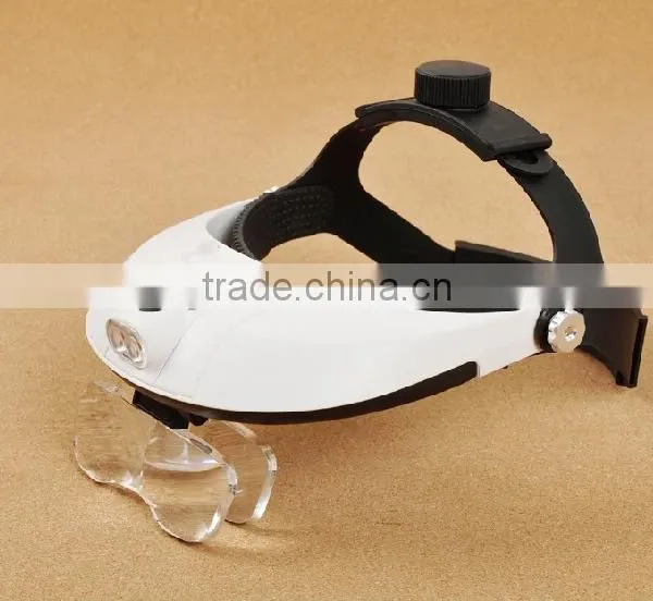 Helmet Magnifying Glass/led Headband Magnifier for Reading for Old