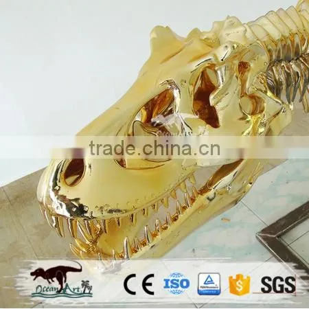 OA-SD-L63 Metallic Dinosaur Skeleton for Sale photo-5