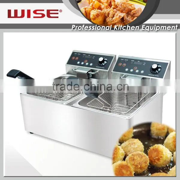 2016 New Product Exclusive 16L Potato Chip Fryer With Two Tanks Hotel Equipment photo-6