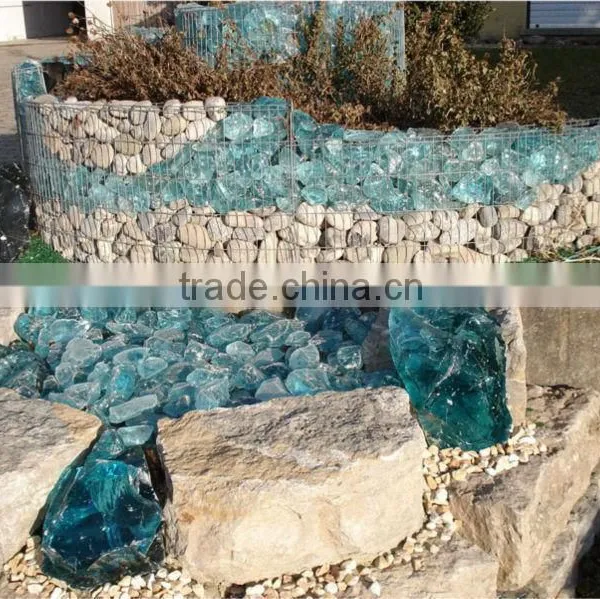 Gabion With Glass Rocks photo-4