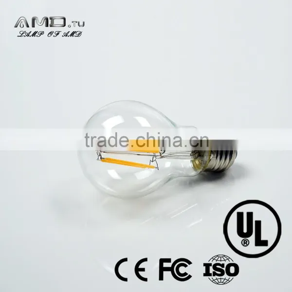 LED A19 6W 600-700LM CE RoHS UL List Glass Led Filament Bulb photo-3