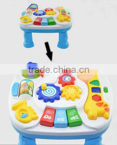 educational toy with light and music kid learning table FS0023
