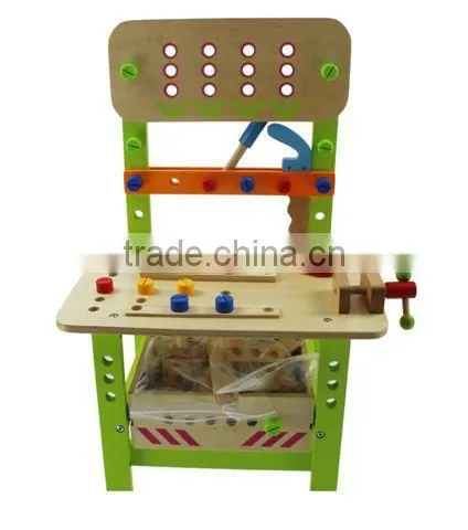 2013 New Design , Hot Selling Wooden Work Bench &educational for Children Toys