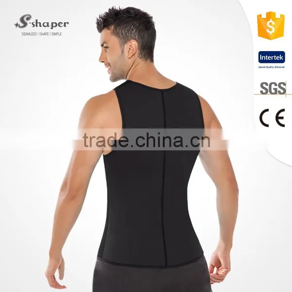 S-SHAPER Men Slimming Sweat Vest Neoprene Tank Top Wholesale photo-4