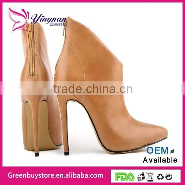 2015 High Quality Europen Style Women High Heel Boots For Autumn Winter Personality Short Boots photo-5