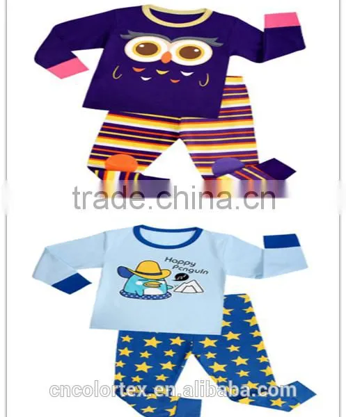 Wholesale Cotton Unisex 2pcs Lounge Wear Baby Clothing Set photo-3