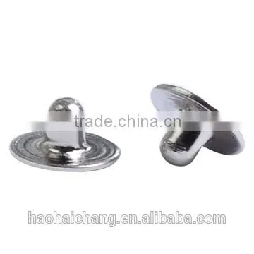 Double Solid Brass Round Head Brass Terminals Rivets photo-4