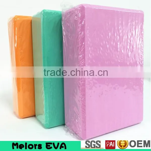 Melors Wholesale High Quality Eco Friendly Material Cheap Yoga Block / Yoga Products