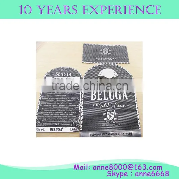 Aluminum Self Adhesive Neck Label for Wine Bottle Label for Wine Bottles photo-2
