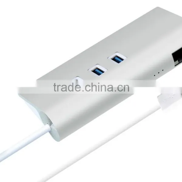 Prenium Hi-Speed 3 Port Usb 3.0 Hub With 1 Rj45 Gigabit Ethernet LAN Port photo-6