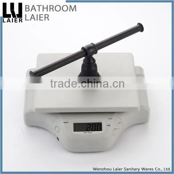 Furniture Double Posts Zinc Alloy ORB Finishing Bathroom Accessories Wall Mounted Toilet Paper Holder photo-6
