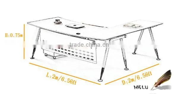 Modern Design Office Table for Office Furniture Made in China photo-2