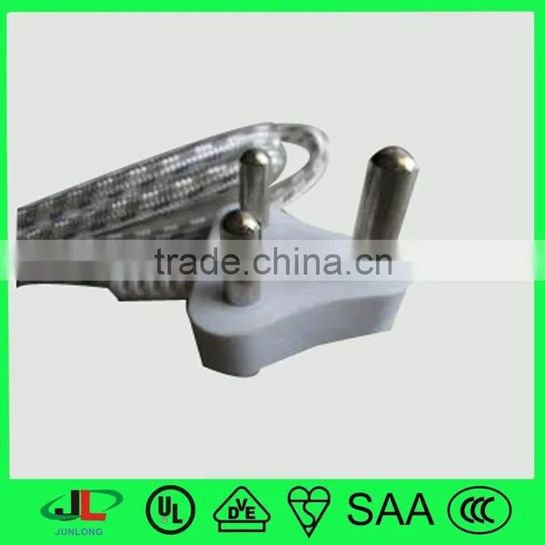High Quality India Power Plug, 6A 250V 3 Pin AC Electrical Plug photo-2