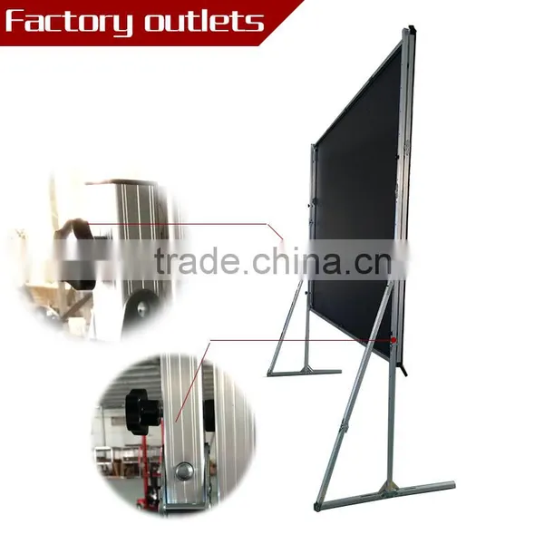 200 Inch 4:3 Fast Foldable Screen /3D Rear & Front Projection Screen Fabric photo-4