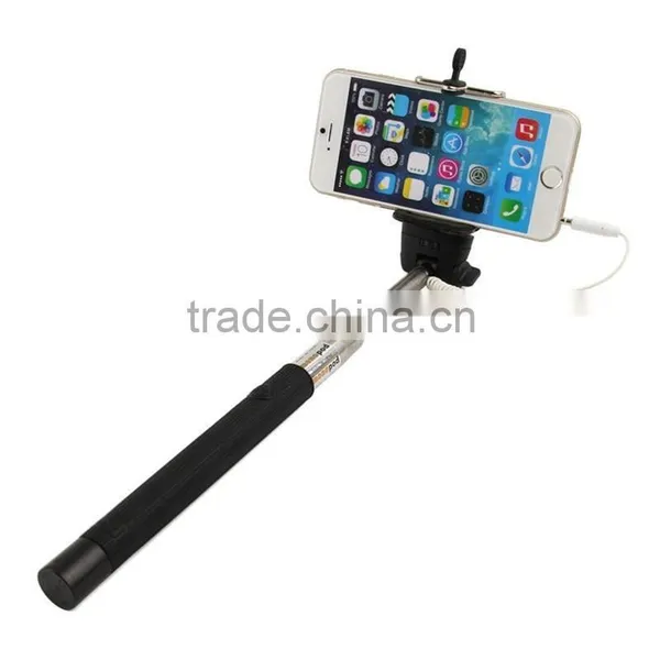 Manufacturer Price Colorful Selfie Stick With Cable for Travel Mini Wired Handheld Monopod Cable Take Pole Selfie Stick Z07-5S photo-3