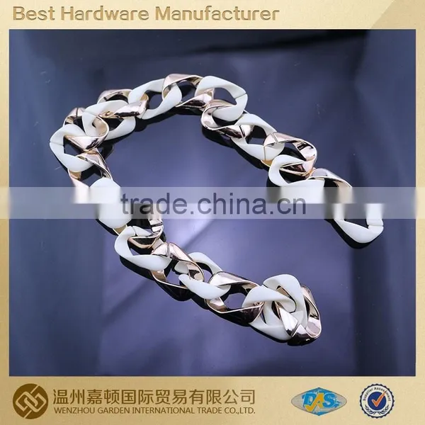 Coloured Decorative Plastic Chain for Garment