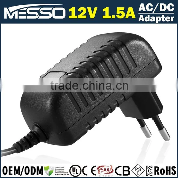 12V 1.5A CCTV Camera Adapter 18W Cameras CCTV Camera System Adapter CCTV Power Supply