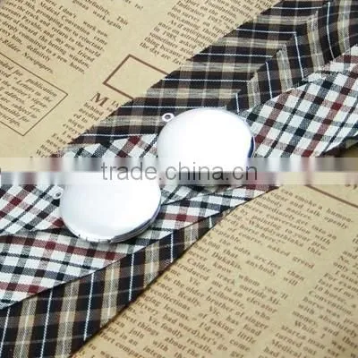 33mm Silver Plated Brass Round Blank Photo Locket Pendant Charm DIY Jewelry Supplies 1112003 photo-2