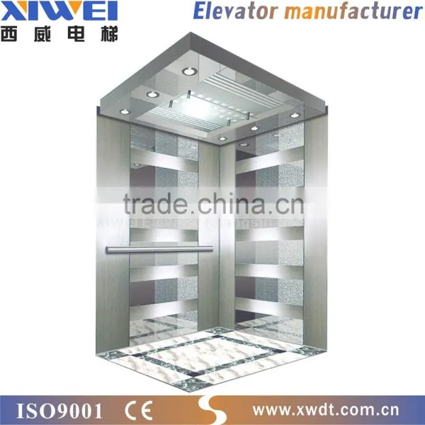 XIWEI Brand Luxury Sight-seeing / Panoramic Glass Home Elevator , Villa Elevator Cheap Price photo-4