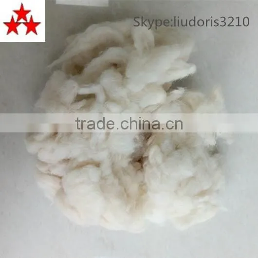 Cheapest !!!!!!!!Scoured Fine White Dyed Wool Noils for FELT photo-3