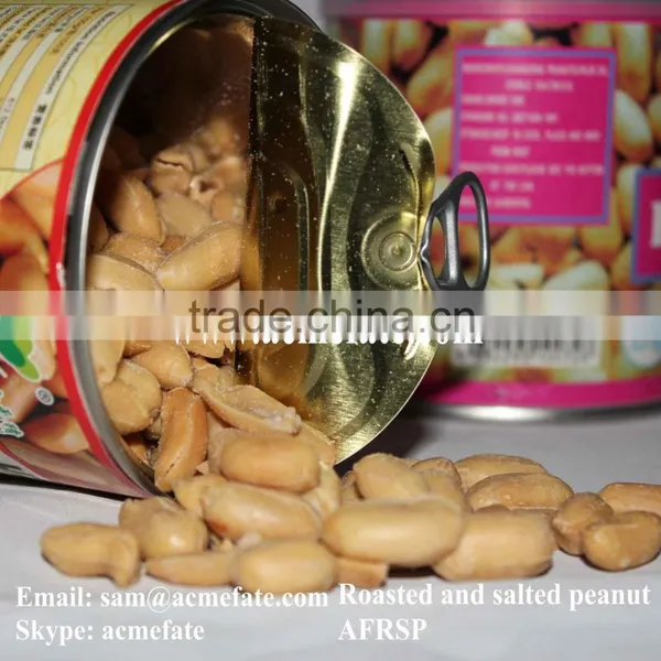 Snack Flavor Fried Salted Peanuts in Tins Roasted and Salted Peanut