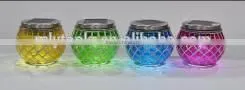 4pcs Solar Mosaic Lanterns set