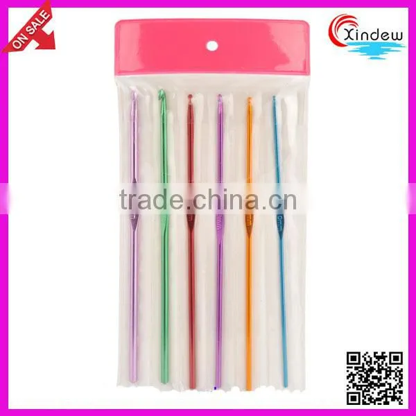 Colorful 15cm Aluminum Crochet Hook photo-2