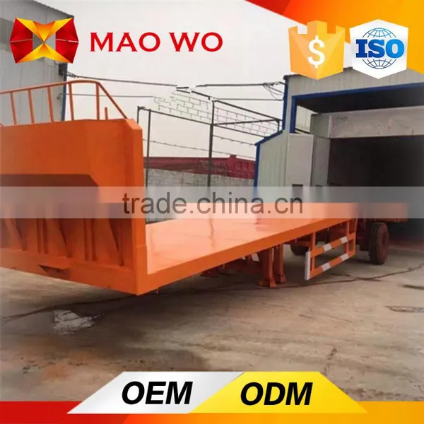 Cheap 40ft Flatbed Semi Trailer With Container Lock photo-3