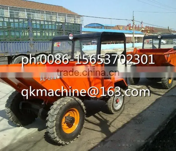 Widely Used Electric Self-discharging Dumper/steering Wheel Driving Electric Mini Dumper/1000~2000w Electric Motor Mini Dumper photo-6