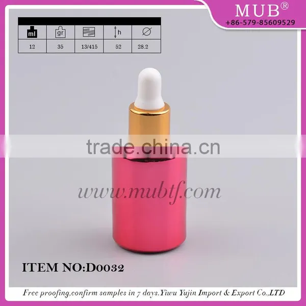 15ml Unique Shape Clear Glass Dropper Bottle With Pipette for e Liquid / Empty Essential Oil Container photo-3