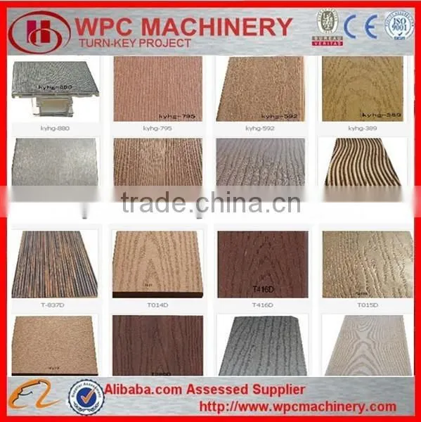 WPC Wood Plastic Composite Decking Extrusion Machine photo-2