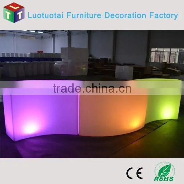 LED Bar Furniture Led Snake Shape Bar Counter photo-2
