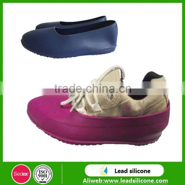 Non-slip Waterproof Silicone Shoes Cover/Silicone Galoshes Overshoes photo-2
