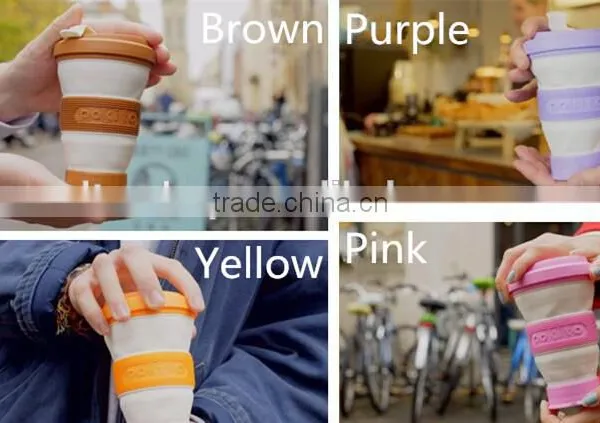 New Flexible High Quality Environmental Water Cup, Telescopic Coffee Cups, TPE Colorful Funny Useful Coffee Mugs For Wholesale photo-4