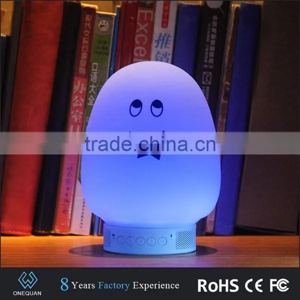 7 Colors Changing Silicone Portable Bluetooth Speaker Light APP Control photo-3