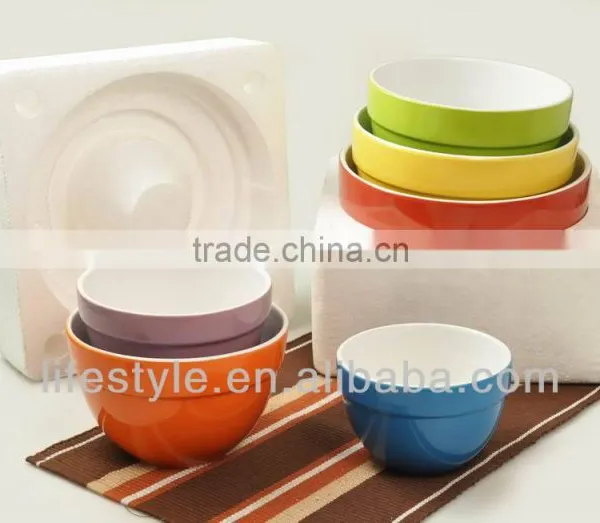 6 Pieces Colored Mixing Bowl Set photo-3