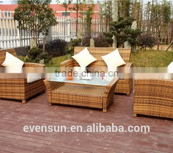 Cheap Outdoor Rattan Furniture Rattan Sofa photo-2