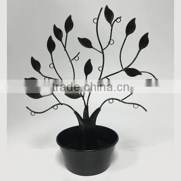 Custom Table Top Handmade Fashion Jewellery Ornaments Store Metal Earring Tree Jewelry Display photo-2