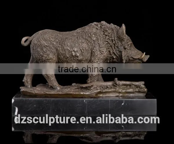 Wild Boar Life Size Bronze Statues for Sale photo-4