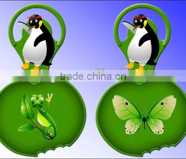 Cartoon Embossed Kids Snow Glider/plastic Snow Sled/snow Sledge/Kids Snow Skis