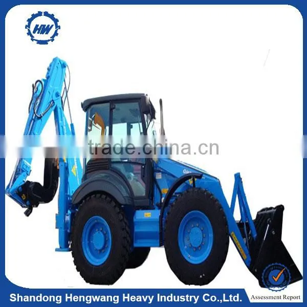 Compact Garden Tractor With Front End Loader and Backhoe/excavator