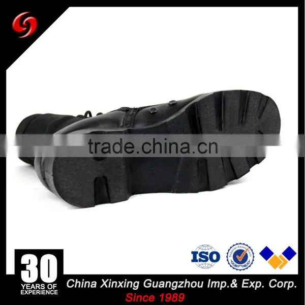 Saudi Arabia Army Genuine Leather With Polyester Oxford Jungle Military Boots photo-5