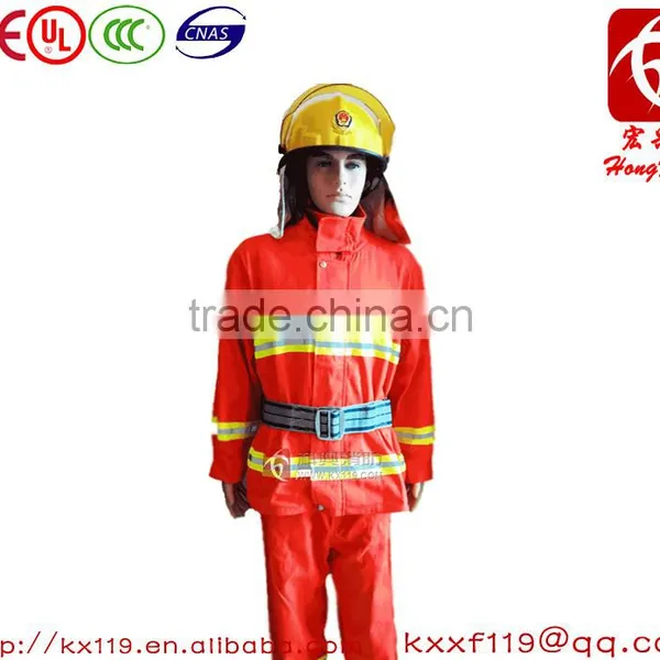 97type Green Orange Comfortable Cotton Fire Fighting Security Uniform photo-2