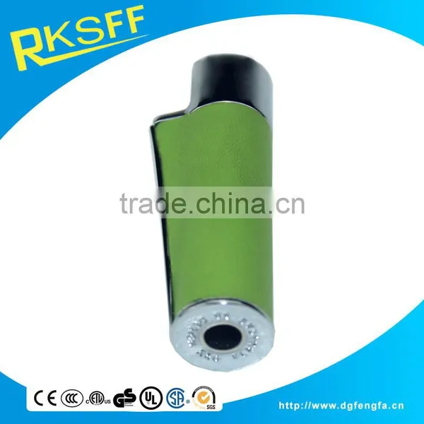 Metal Zinc Alloy and Letter Green Lighter Shell photo-3