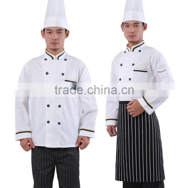 Classic Restaurant Uniforms/Waiter/Chef Jacket Cook Service OEM photo-6