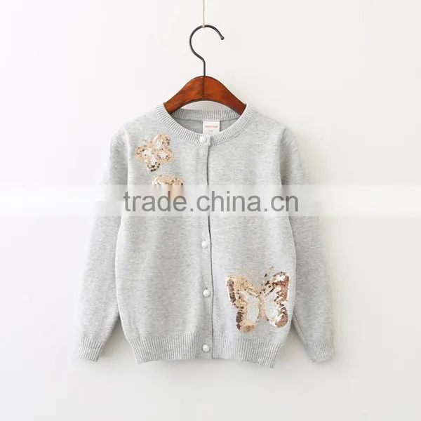 100% Cotton Girls Clothing Knitted Cardigan for Girls Sweater Cardigans Wholesale photo-5