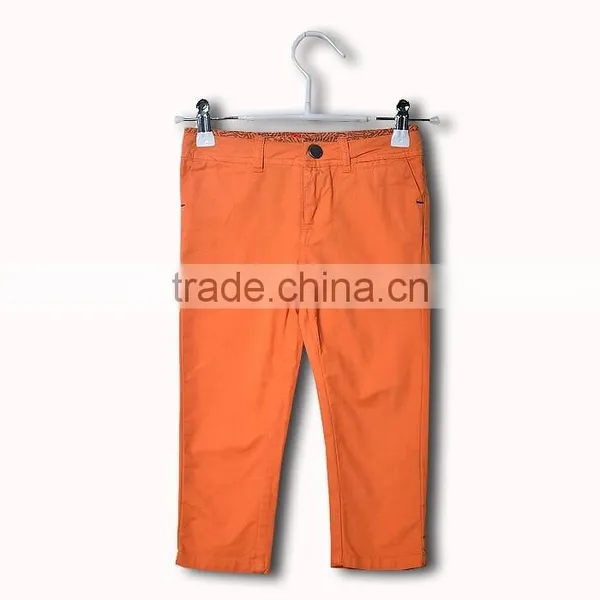 Baby Girl Orange Pure Cotton Trousers Kids