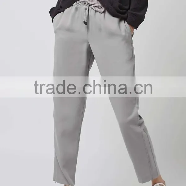 Women Casual Thin Summer Elastic Waistband Joggers, Bottoms Cropped Pant photo-2