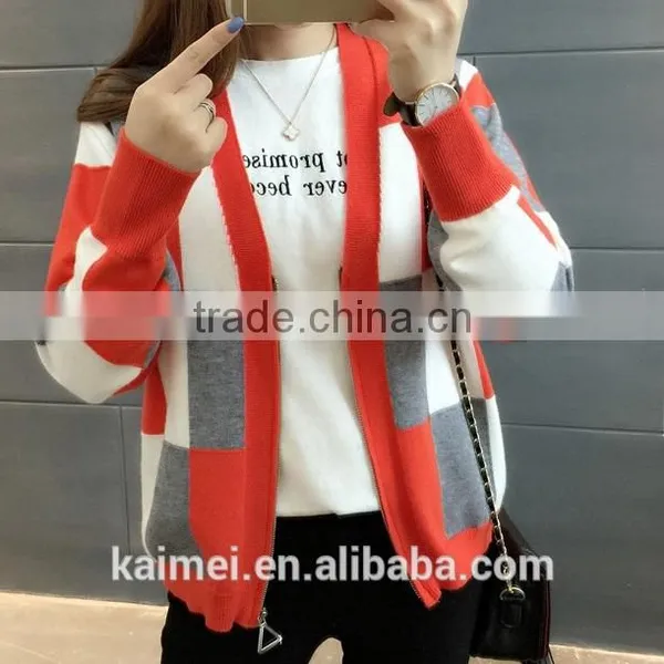 Wholesale Life Women Ladies Spring Jacket Stand up Collar Sweatshirt Without Hood CVC(80/20) photo-2